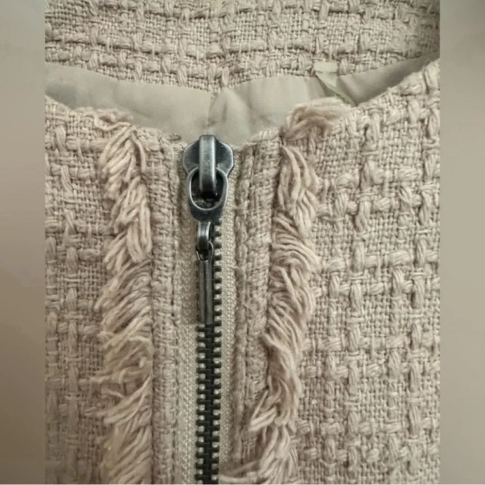 Rebecca Taylor Tweed Zip Up Blazer - Picture 4 of 16
